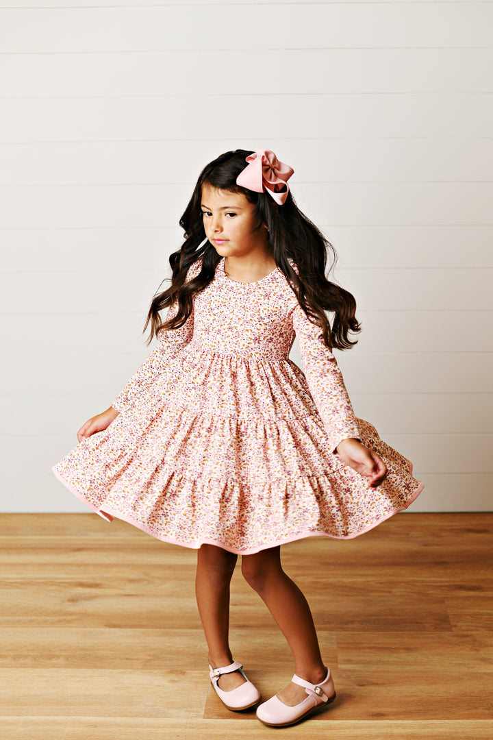 Floral Tier Twirl Dress
