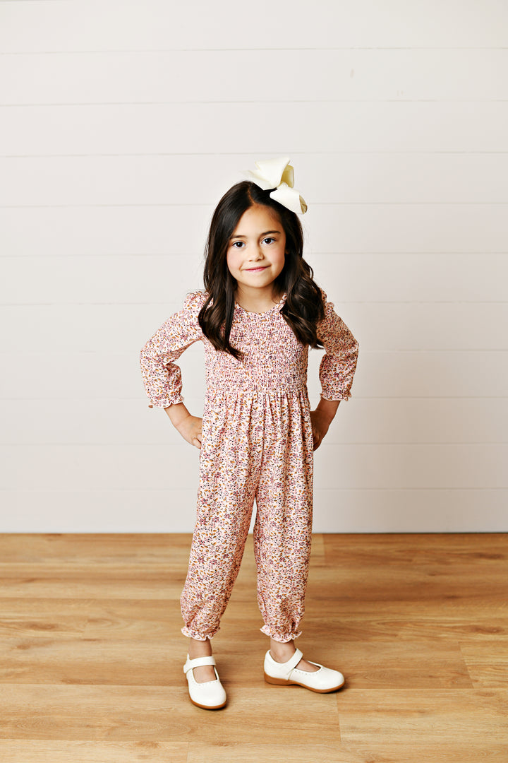 Floral Smock Romper