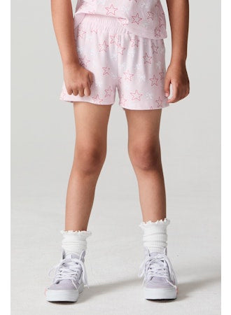 Bows & Stars Knit Shorts