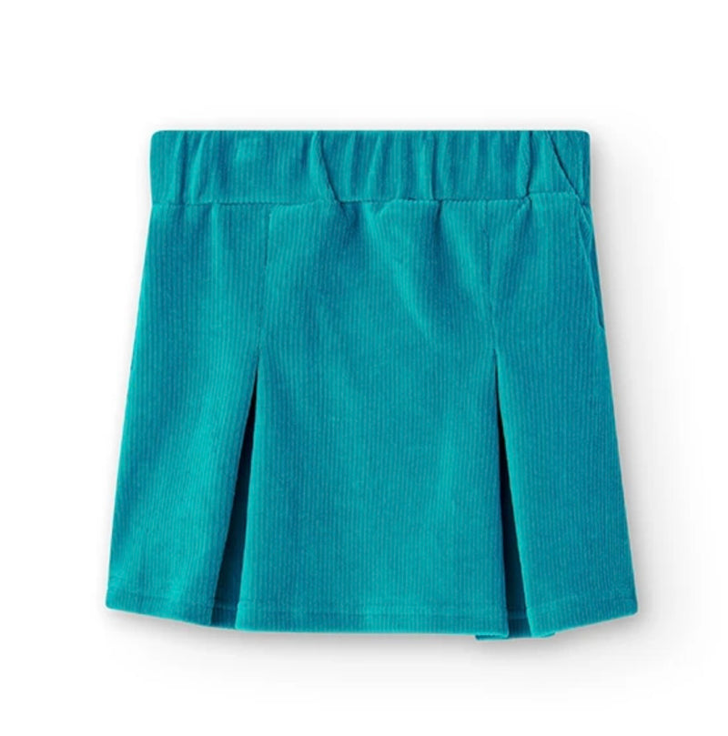 Velour Cord Skirt