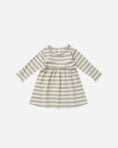 Load image into Gallery viewer, Long Sleeve Basil Stripe Baby Dress
