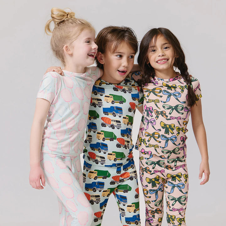 Multi Bows Bamboo Pajama Set