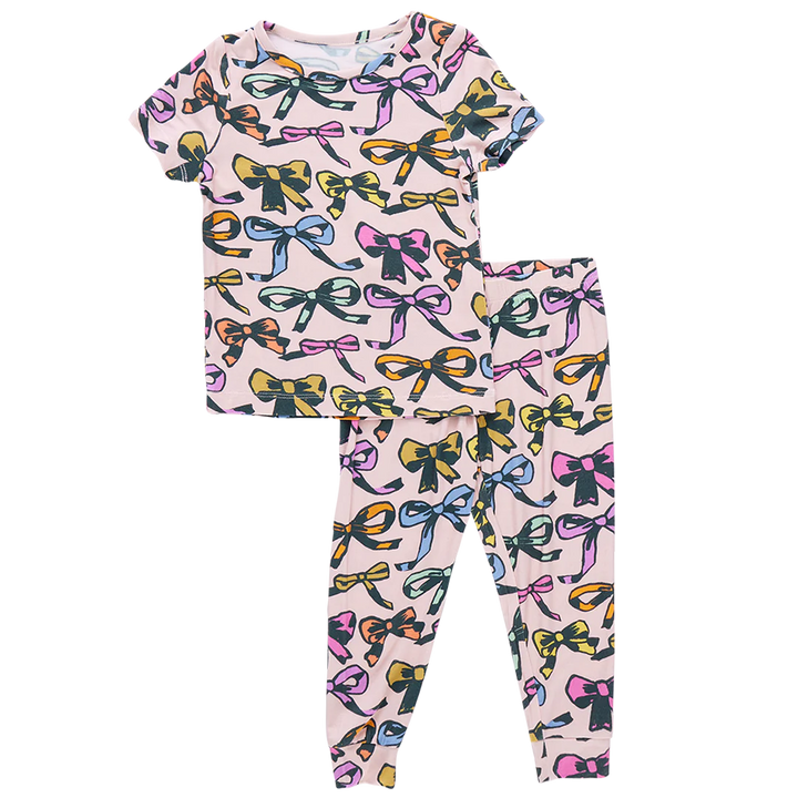 Multi Bows Bamboo Pajama Set