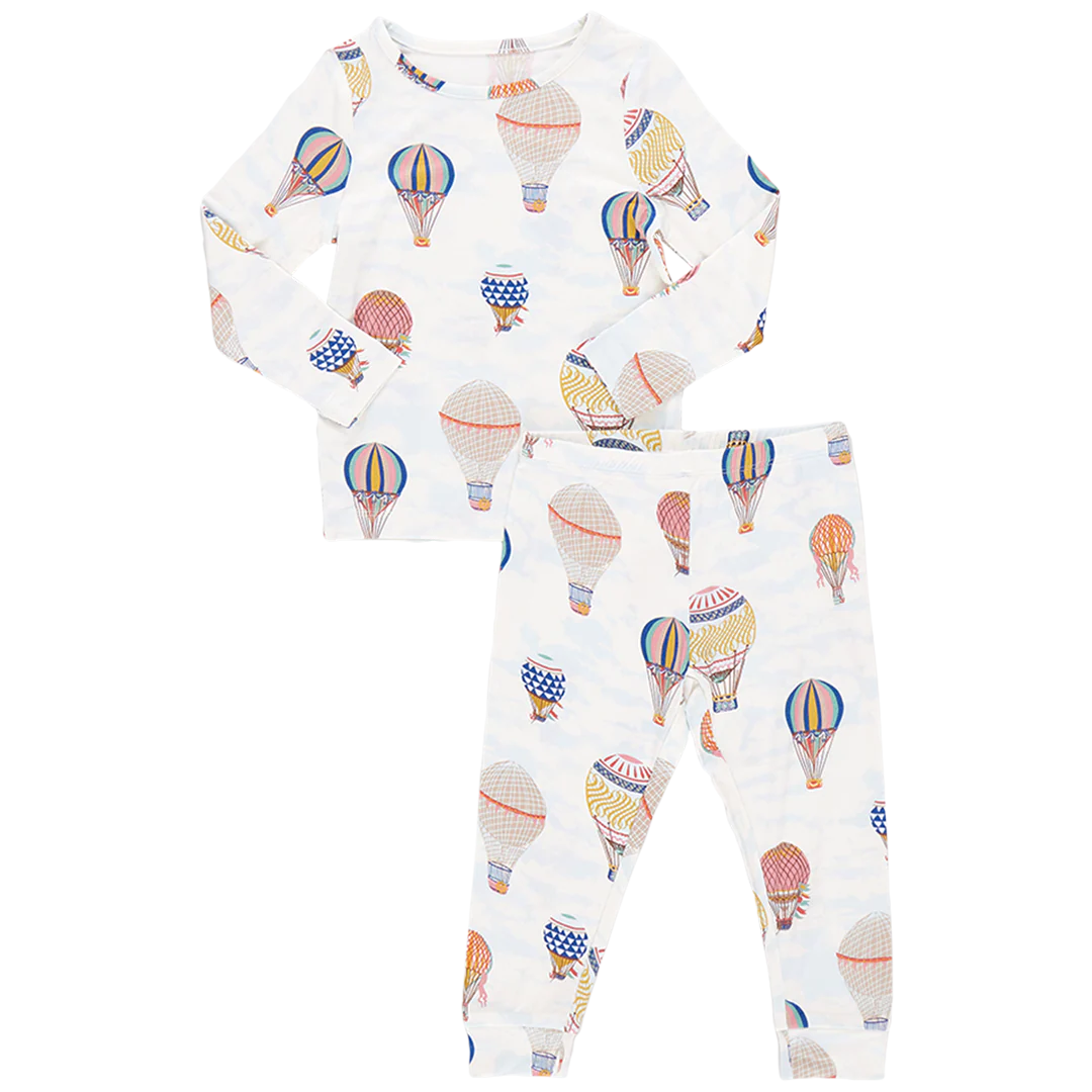 Organic Pajamas Hot Air Balloons