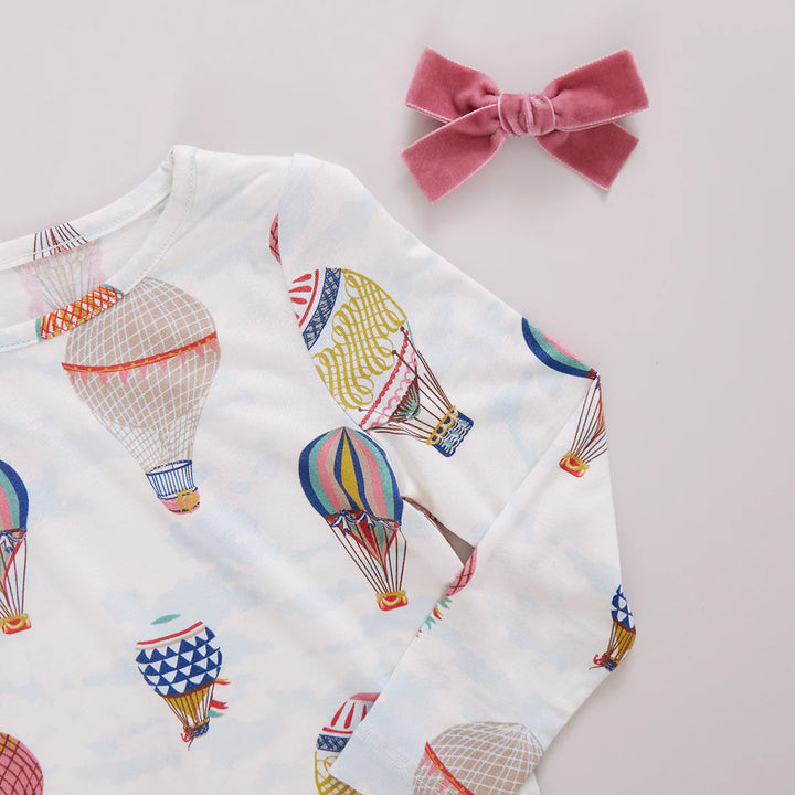 Organic Pajamas Hot Air Balloons