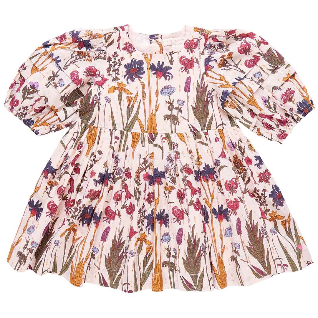 Brooke Dress Autumn Flowers