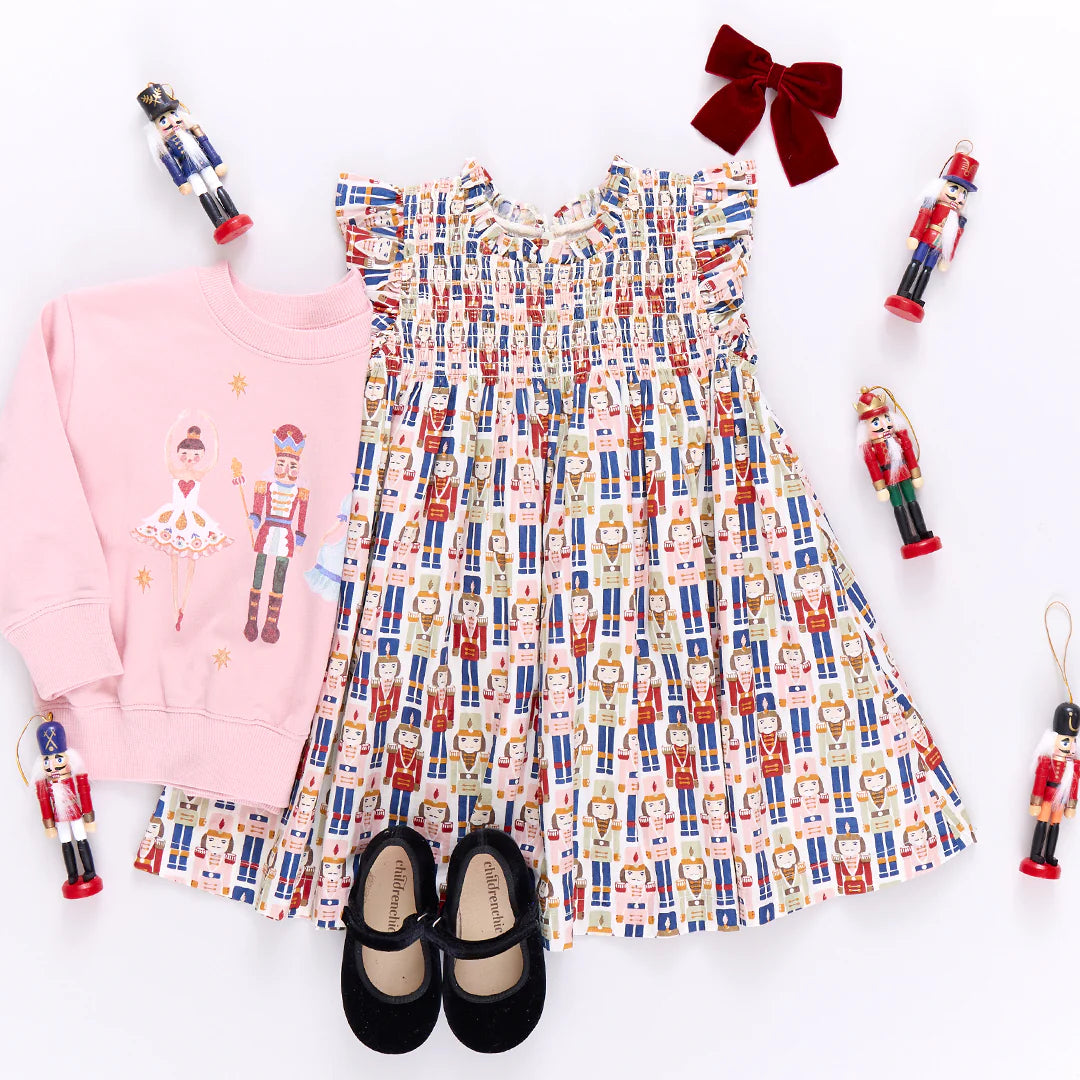 Stevie Dress Vintage Nutcracker