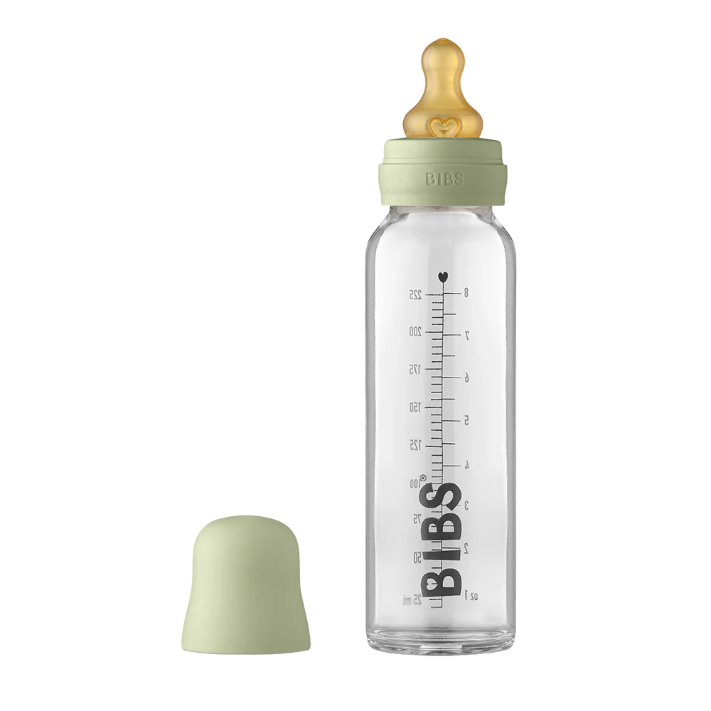 Baby Glass Bottle Complete Set 225ml