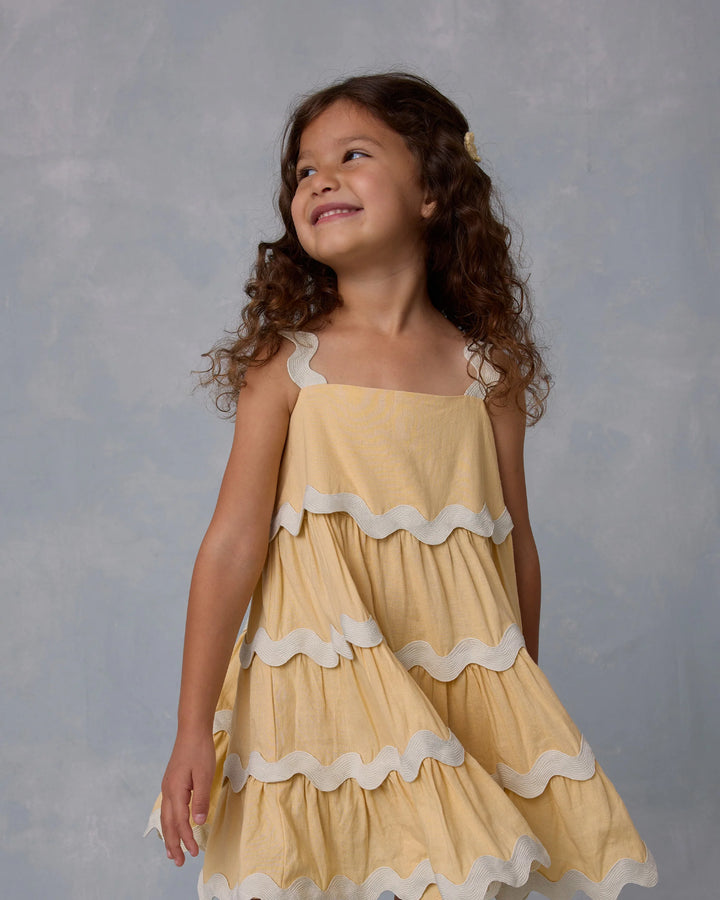 Ric Rac Dress Yellow