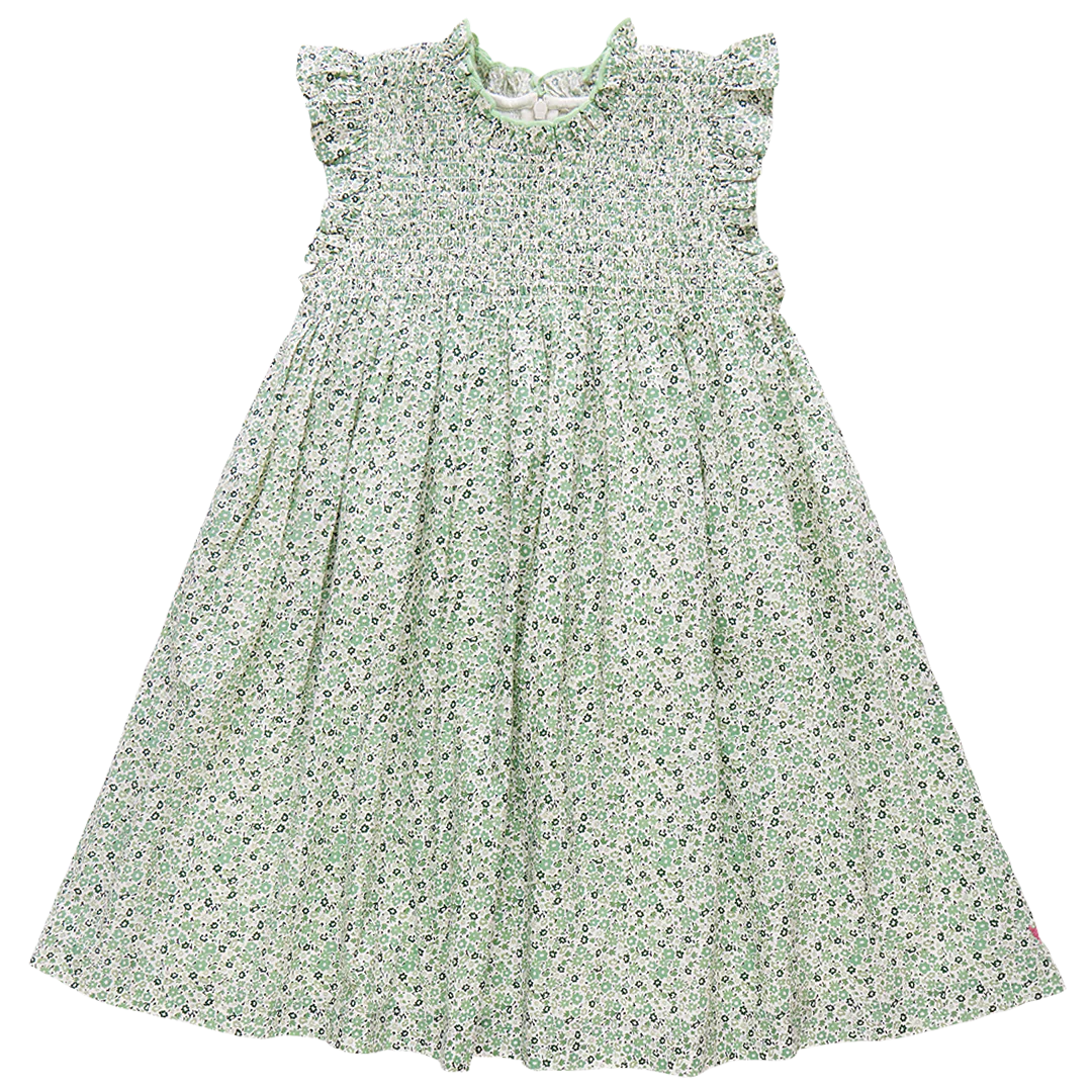 Green Mini Ditsy Stevie Dress