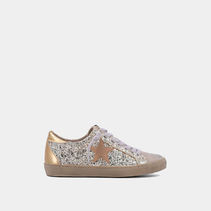 Paula Mini Sterling Glitter Sneaker