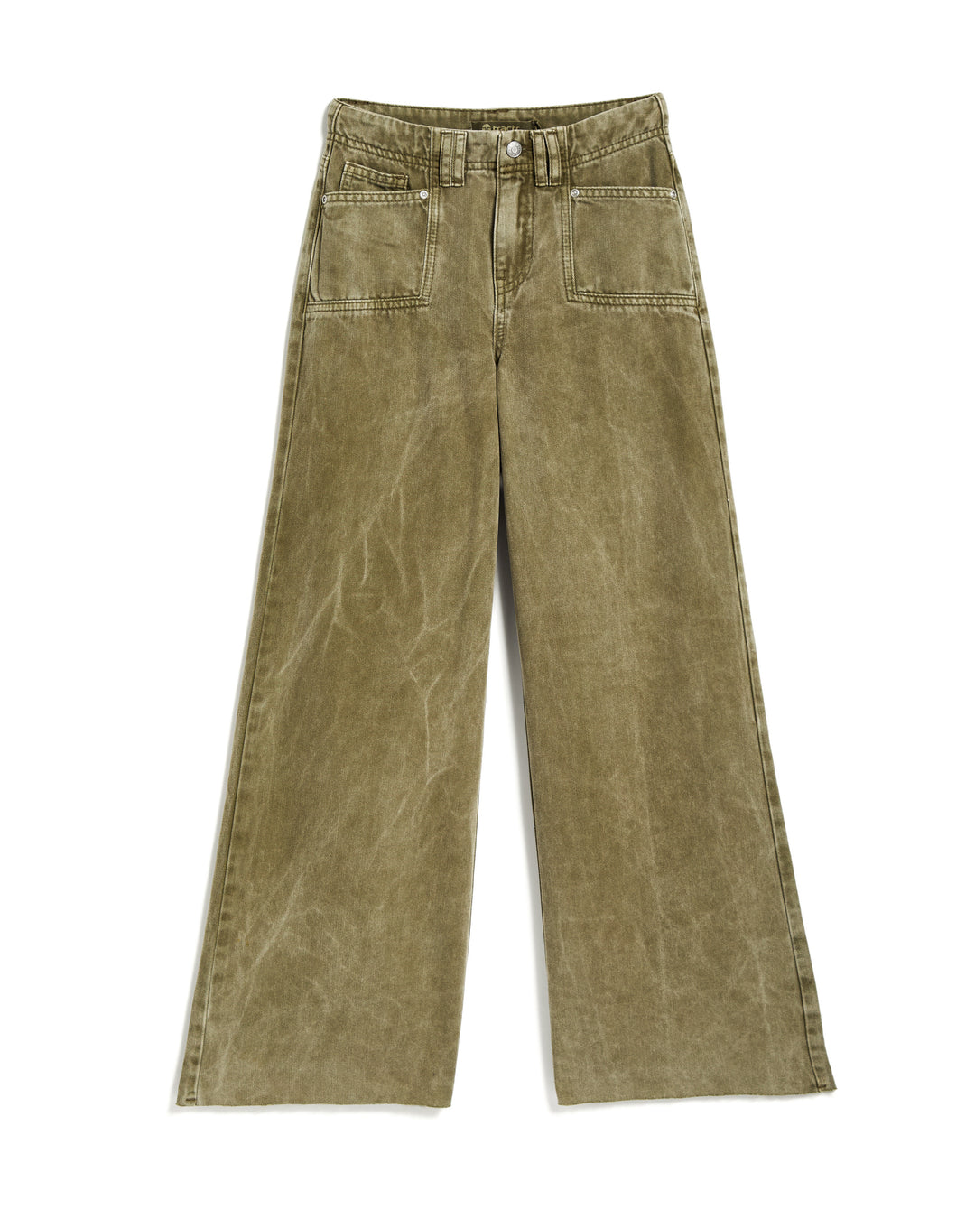Utility Pocket Wide‑Leg Pants