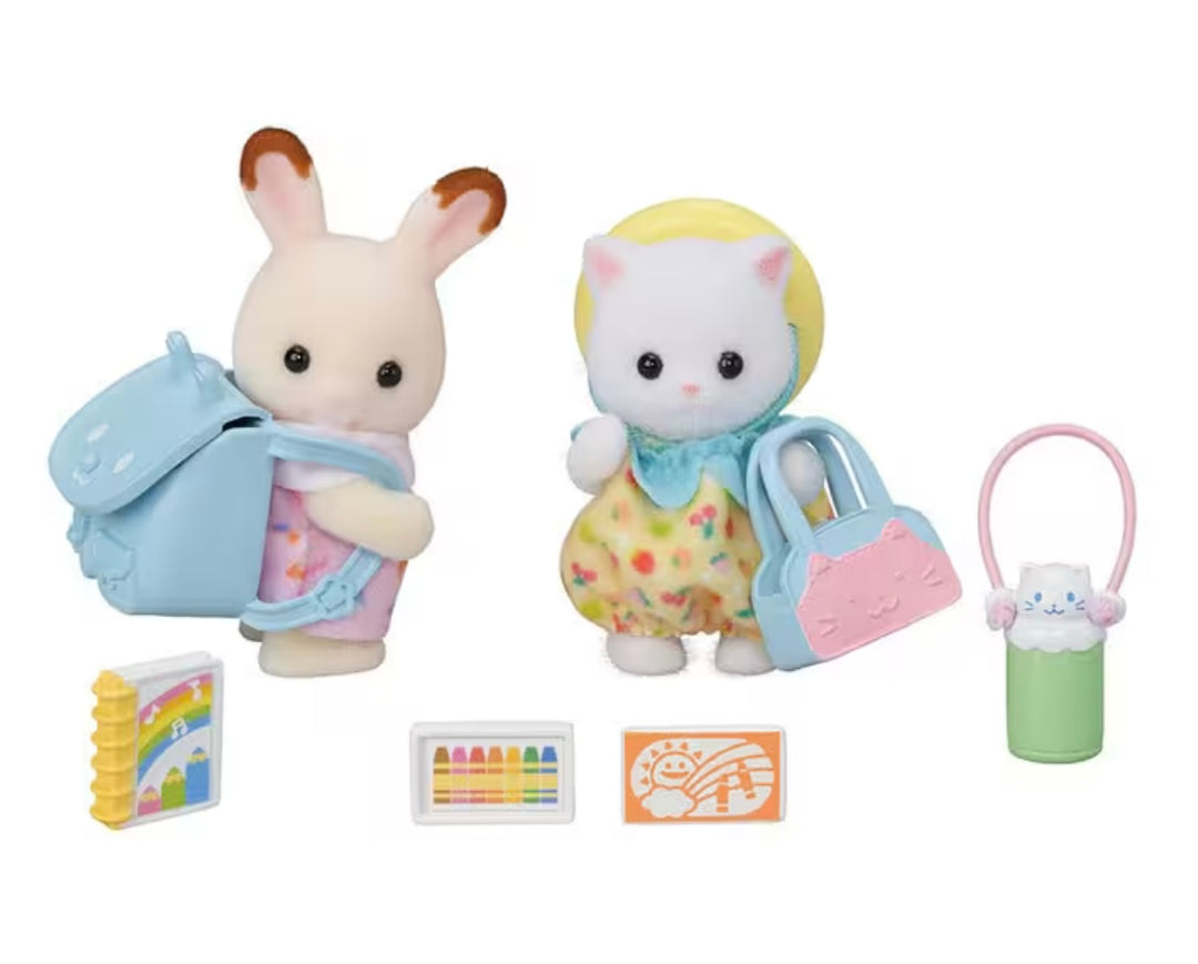 Calico Critters Nursery Friends Walk Along Duo