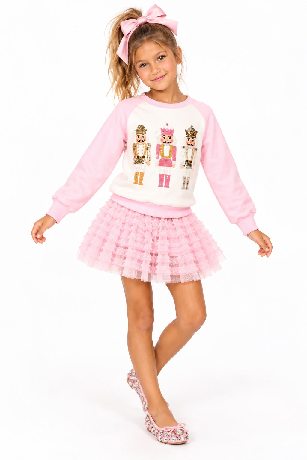 Frill Skirt Blush Pink