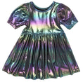 Load image into Gallery viewer, Rainbow Lame Laurie Dress

