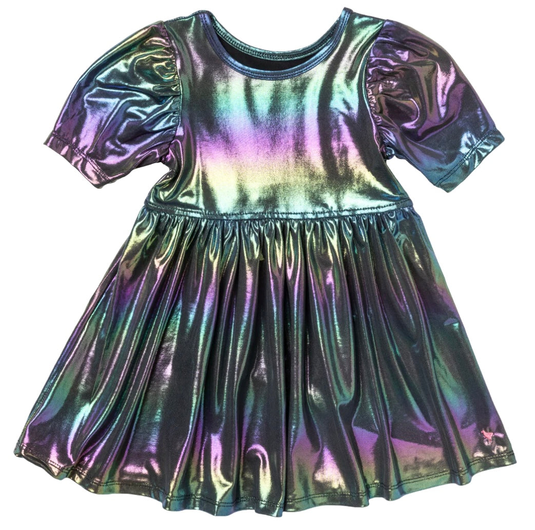Rainbow Lame Laurie Dress