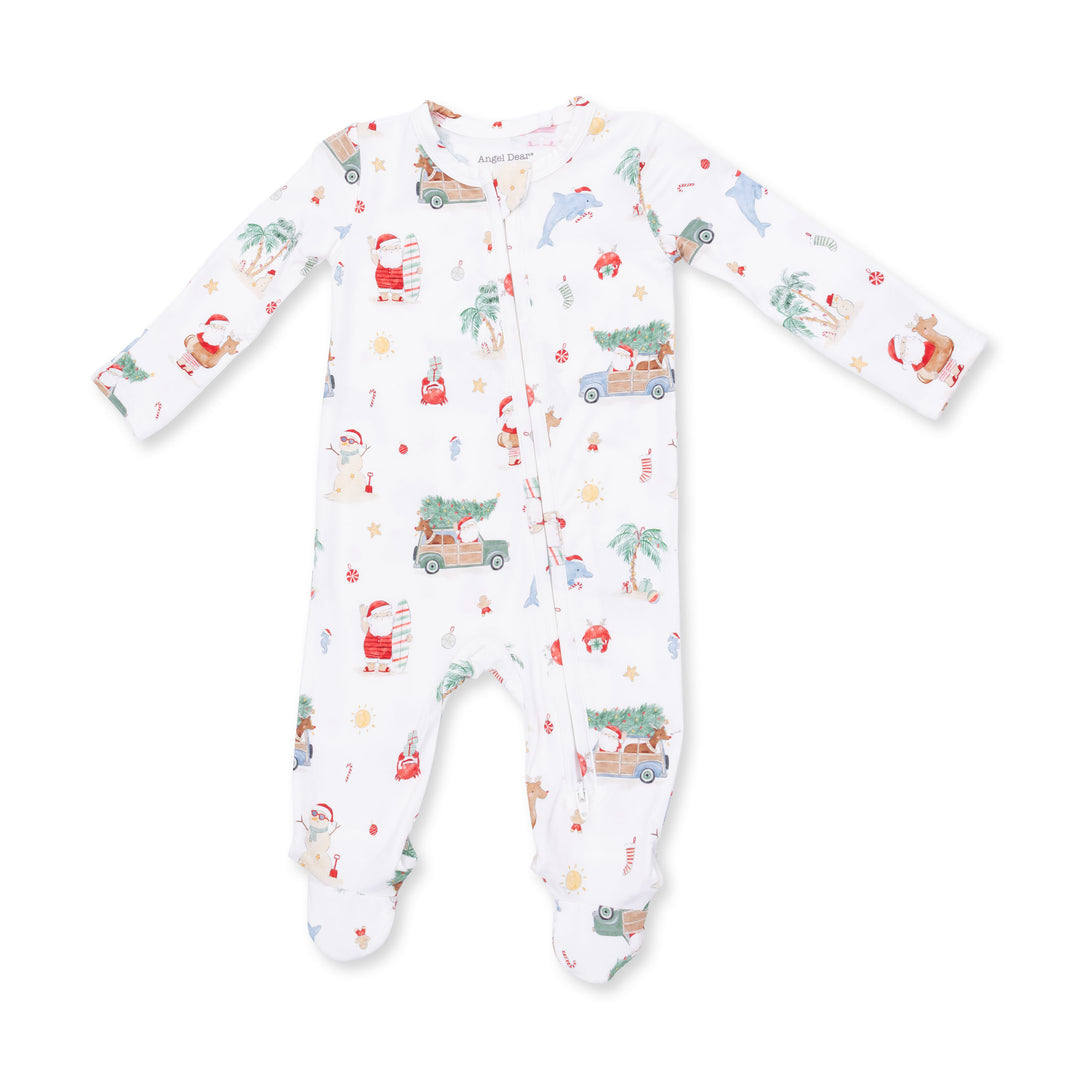 Beach Christmas - 2 Way Zipper Footie