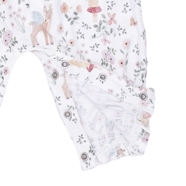 Enchanted Woodland - Smocked Long Sleeve Romper