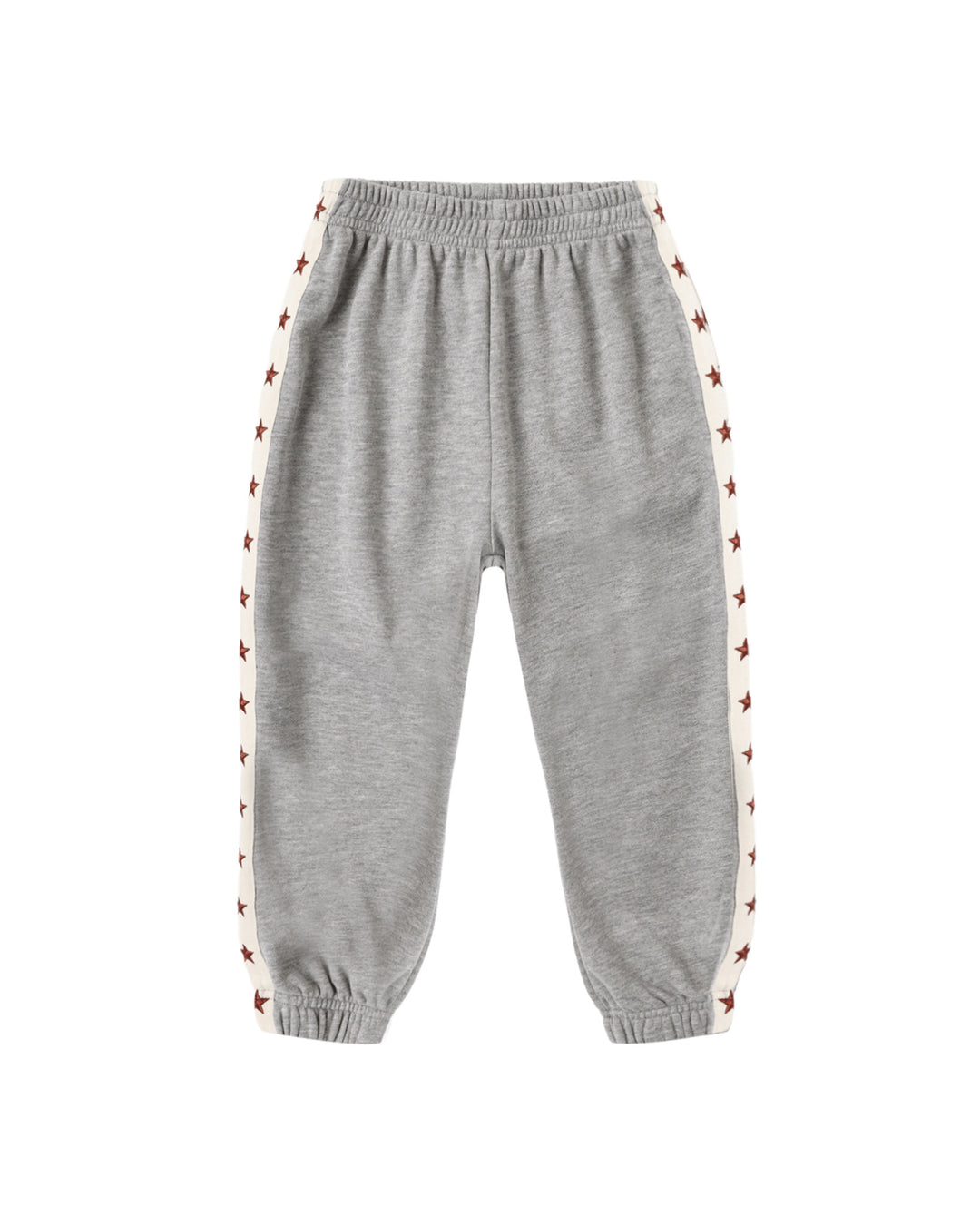 Paneled Sweatpant – Heathered Dusty Blue
