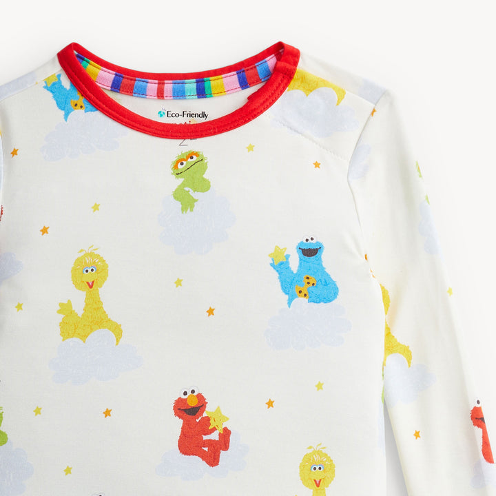 Elmo Modal Long Sleeve Long Pant Pj Set