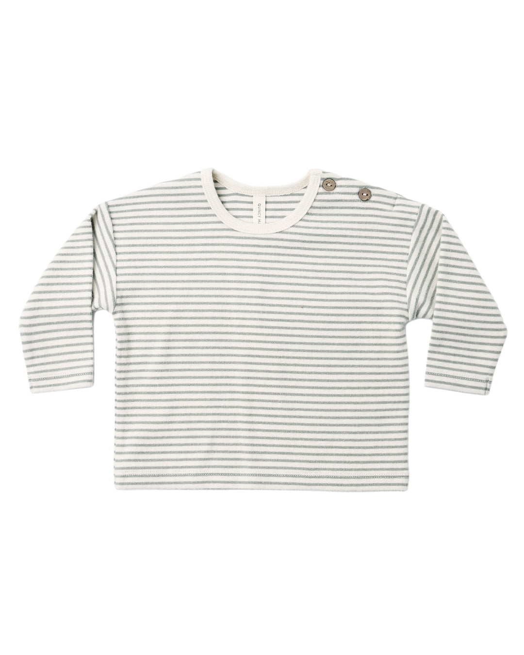 Long Sleeve Tee – Laurel Microstripe