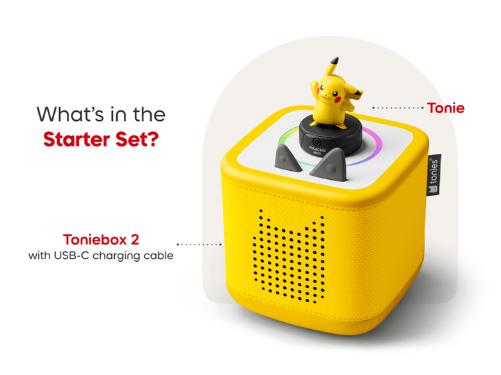 Pokémon Pikachu Toniebox 2 Starter Set - Lightning Yellow