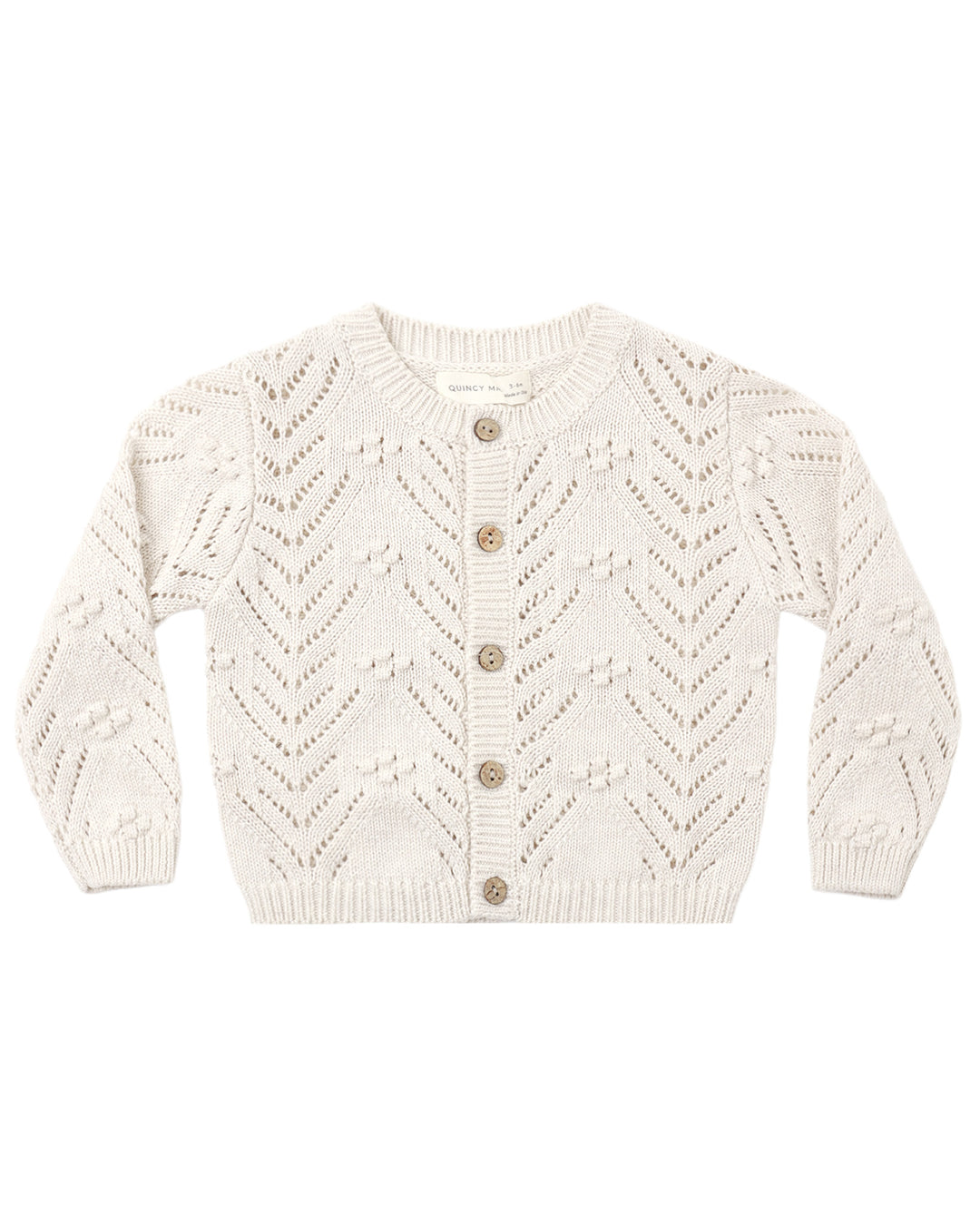 Knit Cardigan – Heathered Oatmeal