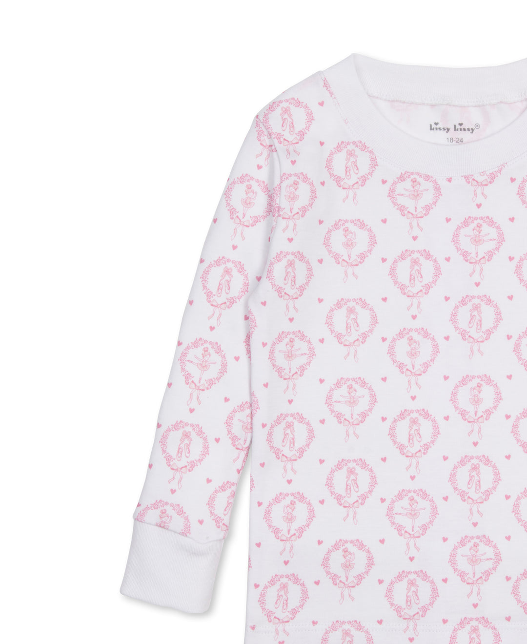 Ballerina Print Pajama Set