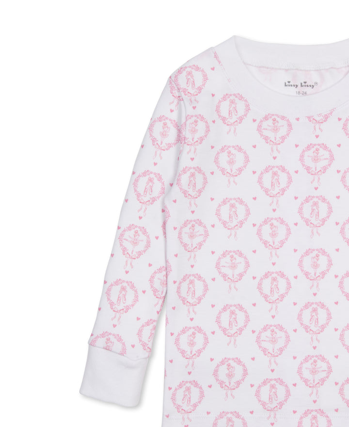 Ballerina Print Pajama Set