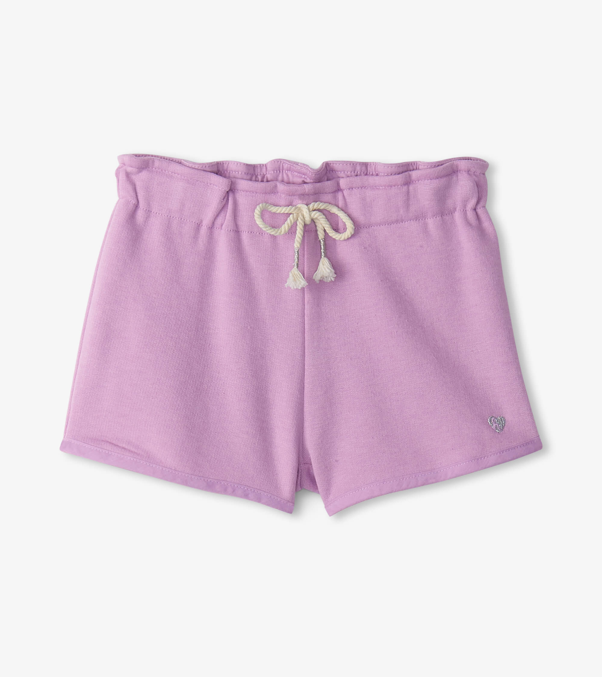 Lilac Paper Bag Shorts
