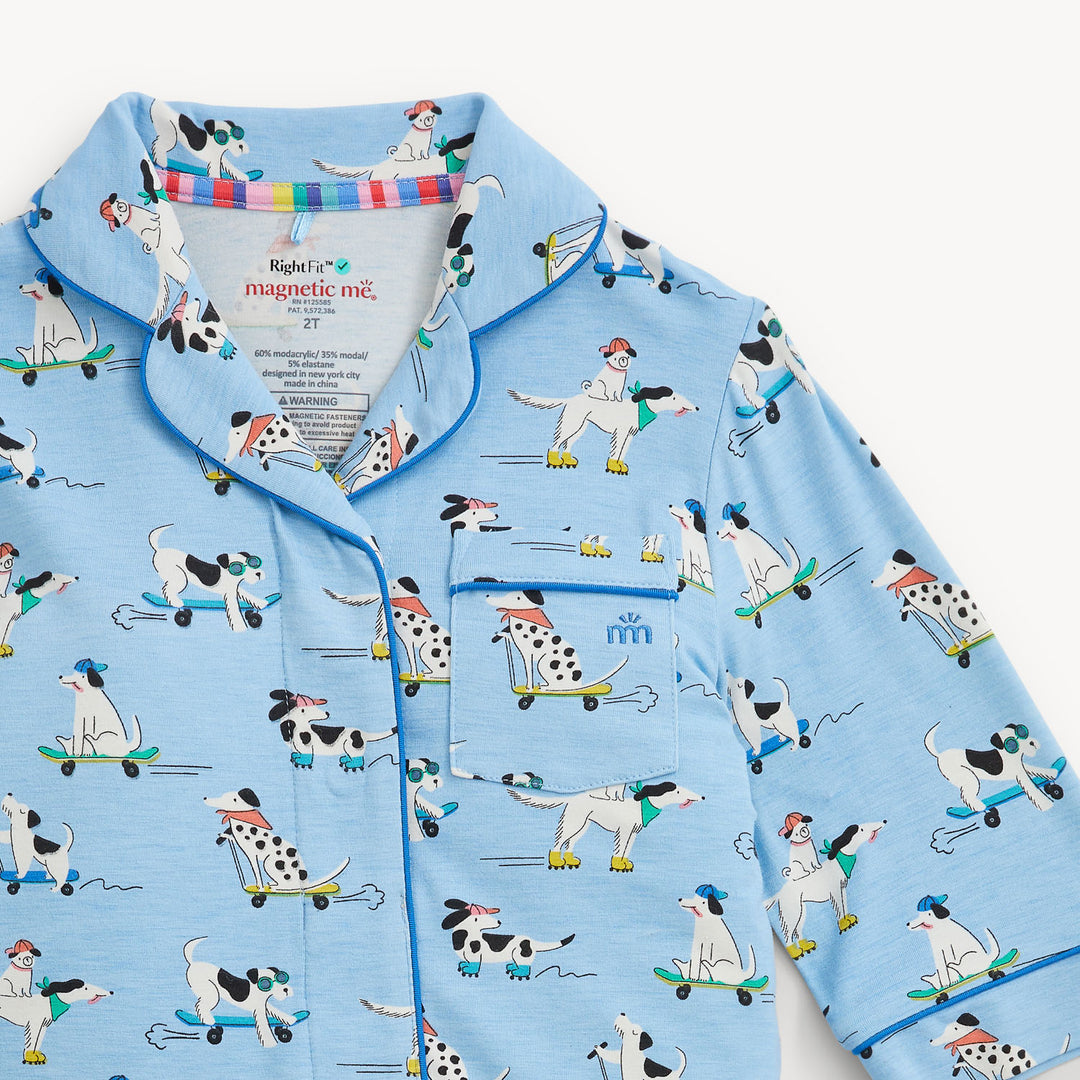 Ruff Riders Rf Long Sleeve Pj Set W Piping