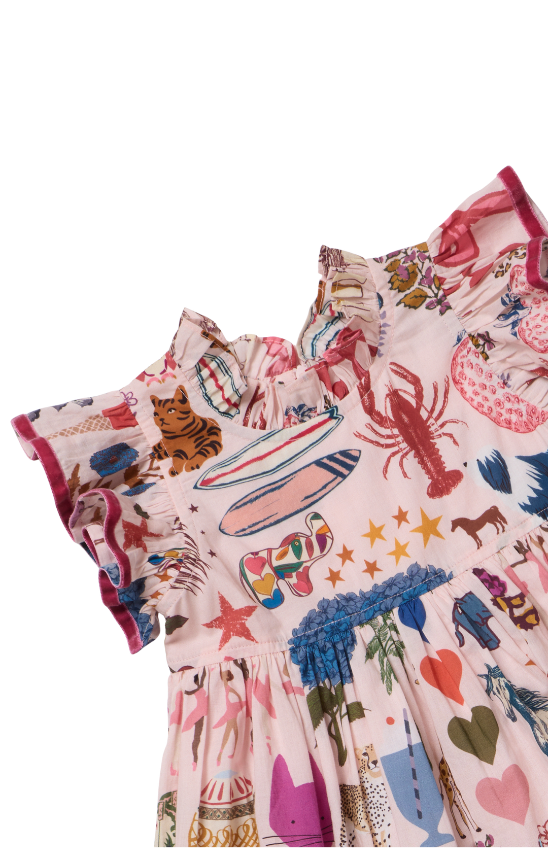 Girls Jennifer Dress - 20 Years of Pink Chicken
