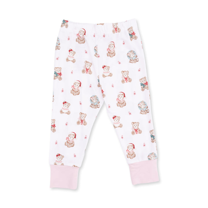 Christmas Teddy Bears Pink - Long Sleeve Loungewear Set