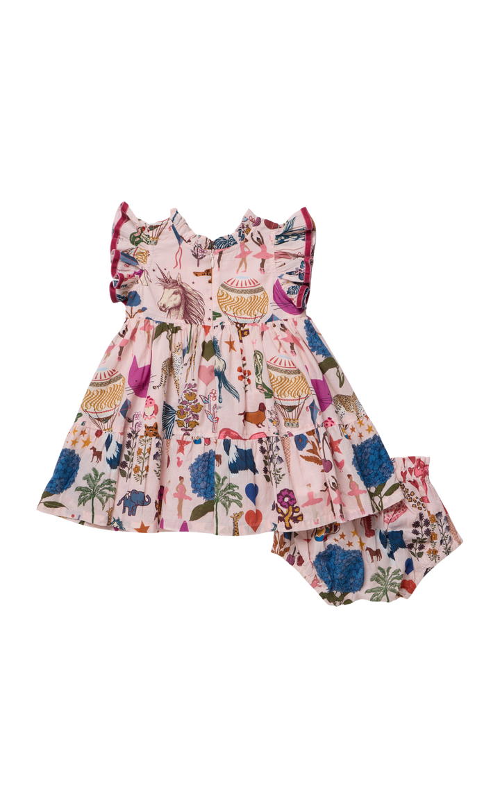Baby Girls Jennifer Dress - 20 Years of Pink Chicken
