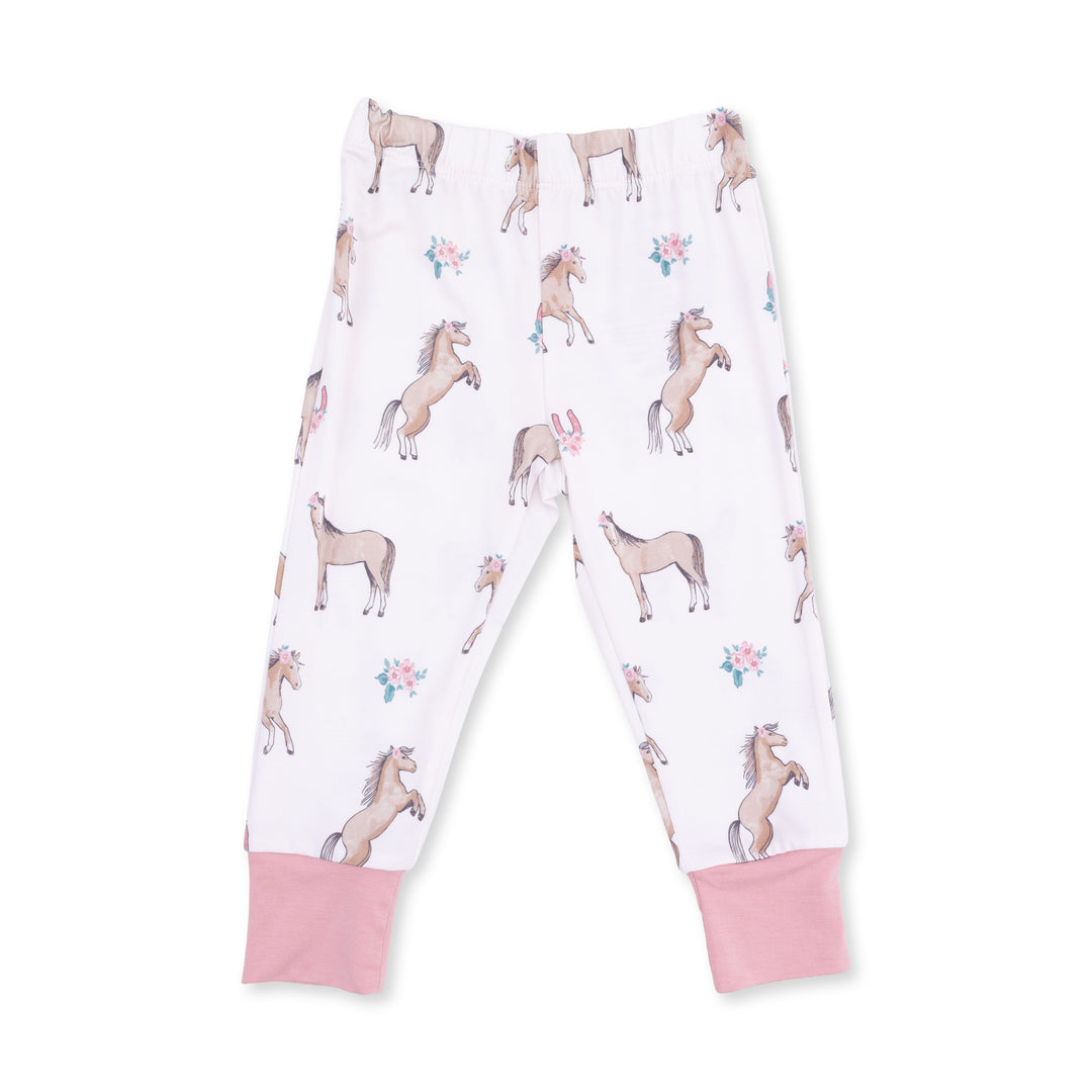 I Love Horses - Short Sleeve Loungewear Set