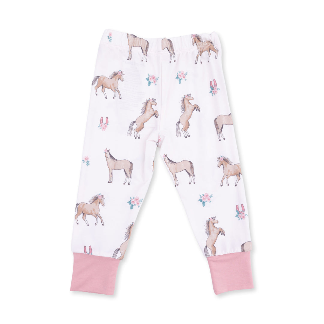 I Love Horses - Short Sleeve Loungewear Set