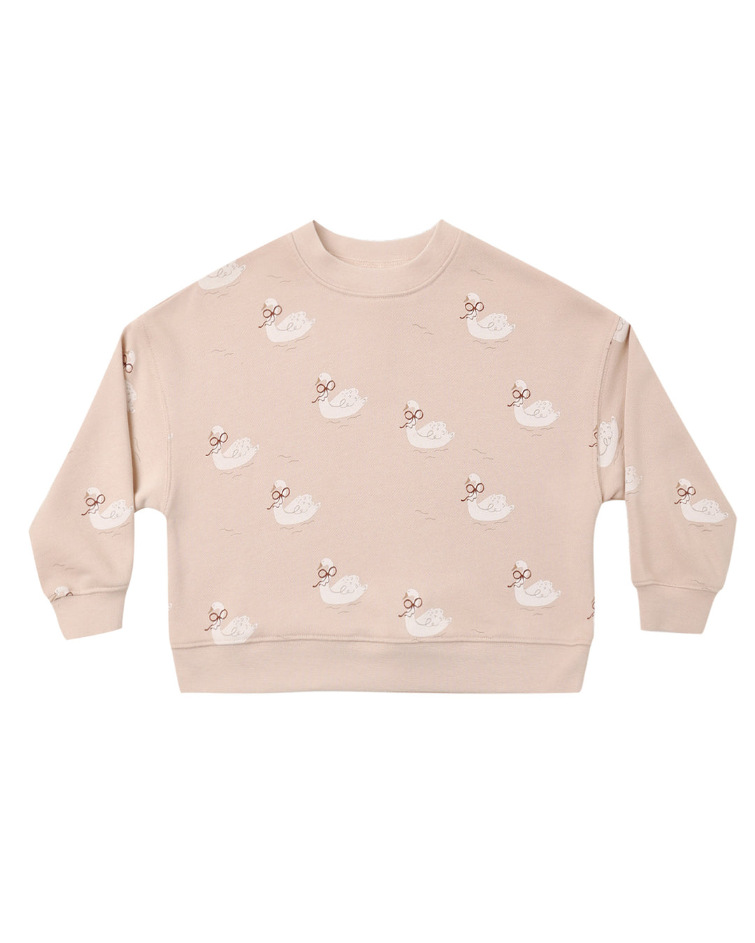 Boxy Pullover – Swans