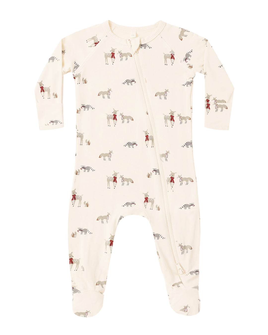 Bamboo Zip Footie – Forest Friends
