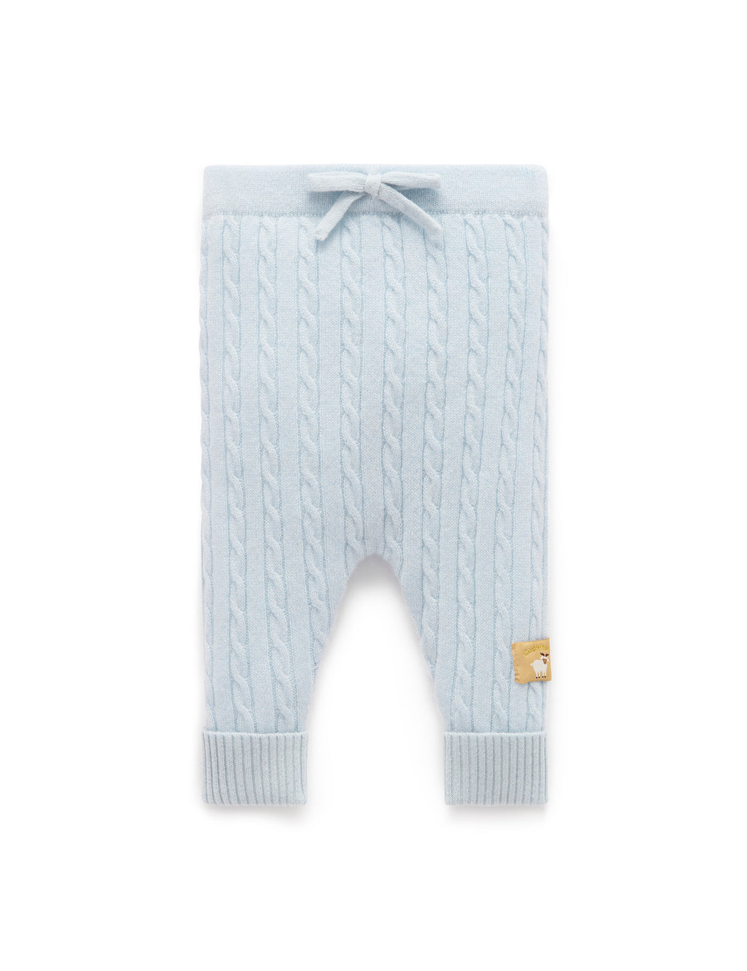Pale Blue Cashmere Leggings