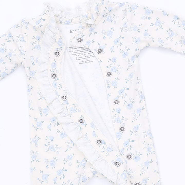 Rose Briar — Kimono Ruffle Snap Footie