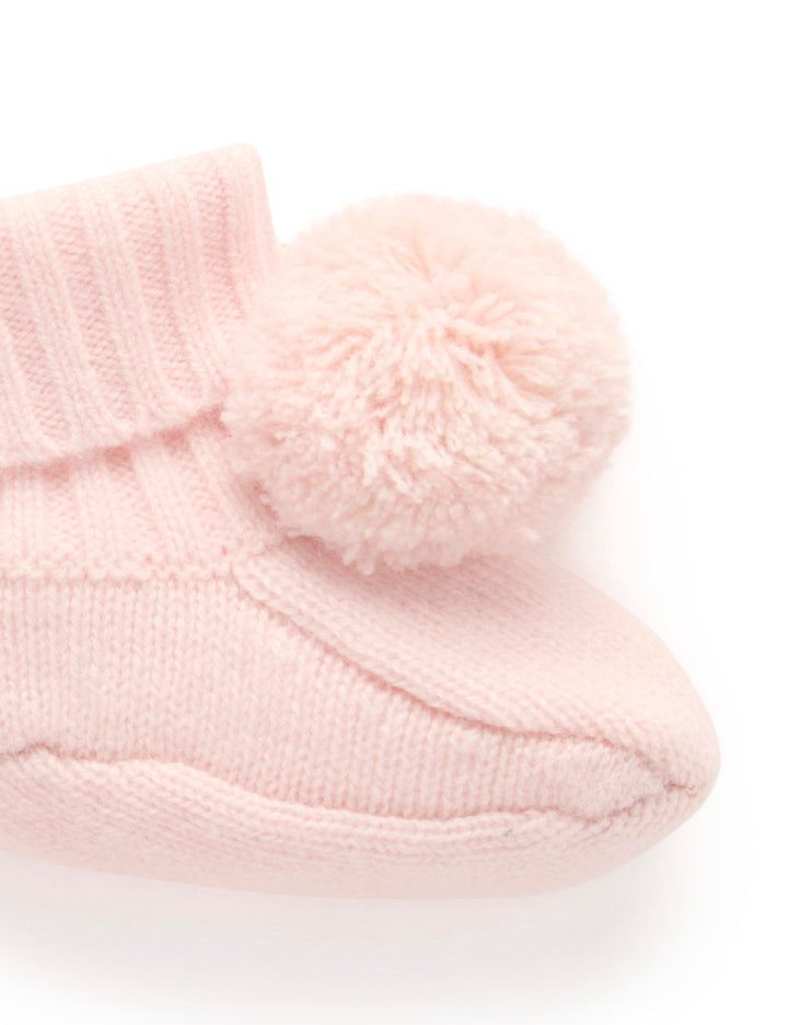 Pink Cashmere Booties