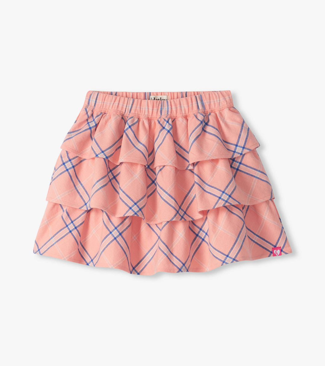 Blossom Plaid Ruffle Skirt