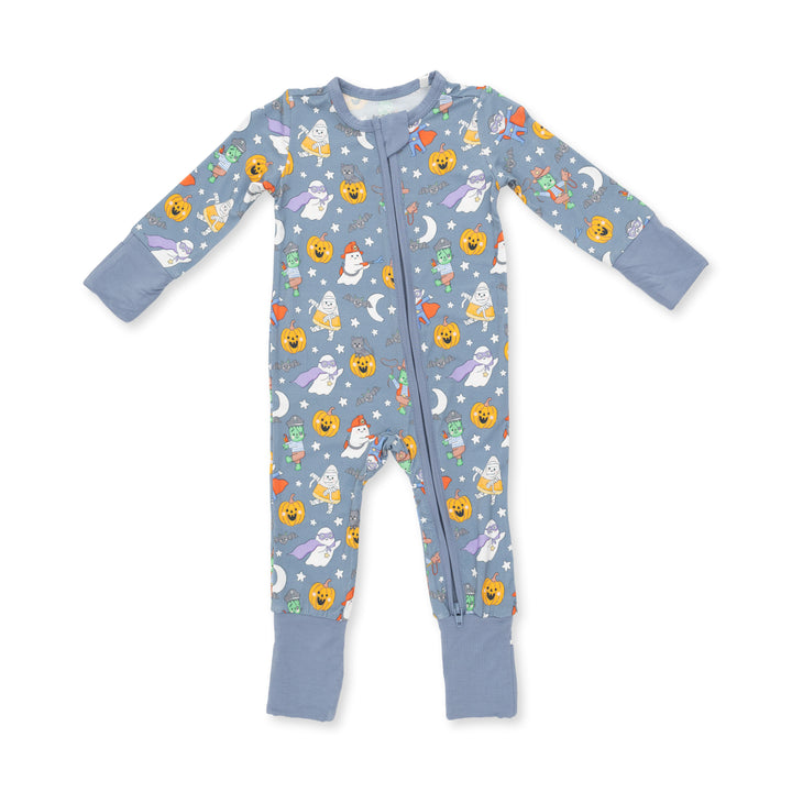Halloween Monster Dress Up Blue - Convertible Romper