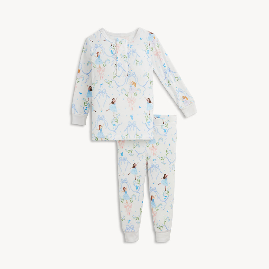 It Takes Tutu Modal Ruffle Long Sleeve Pajama Set