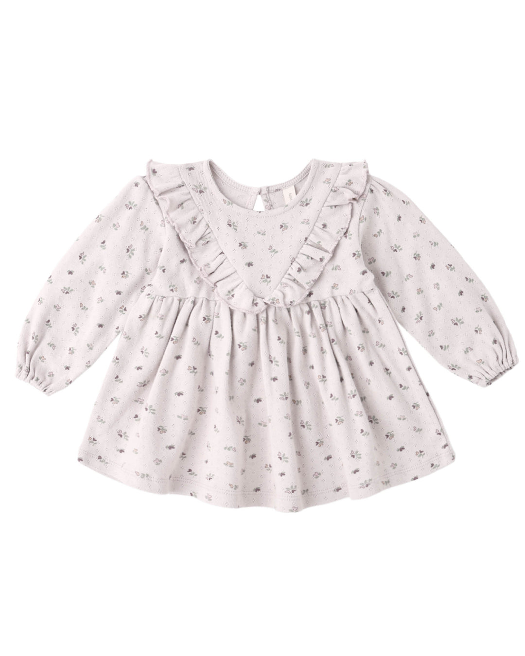 Long Sleeve Ruffle V Dress – Heart Ditsy