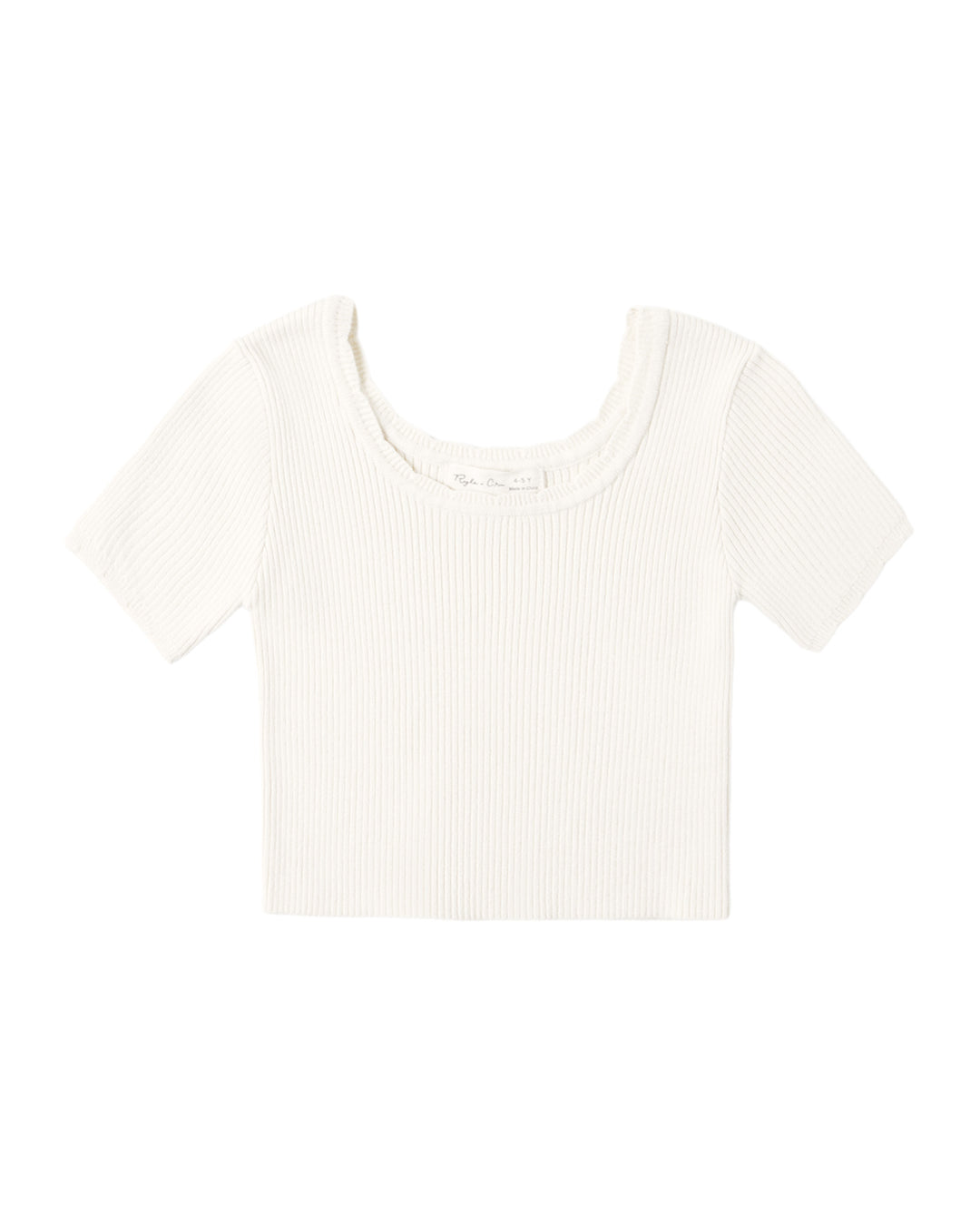 Scallop Tee – Natural