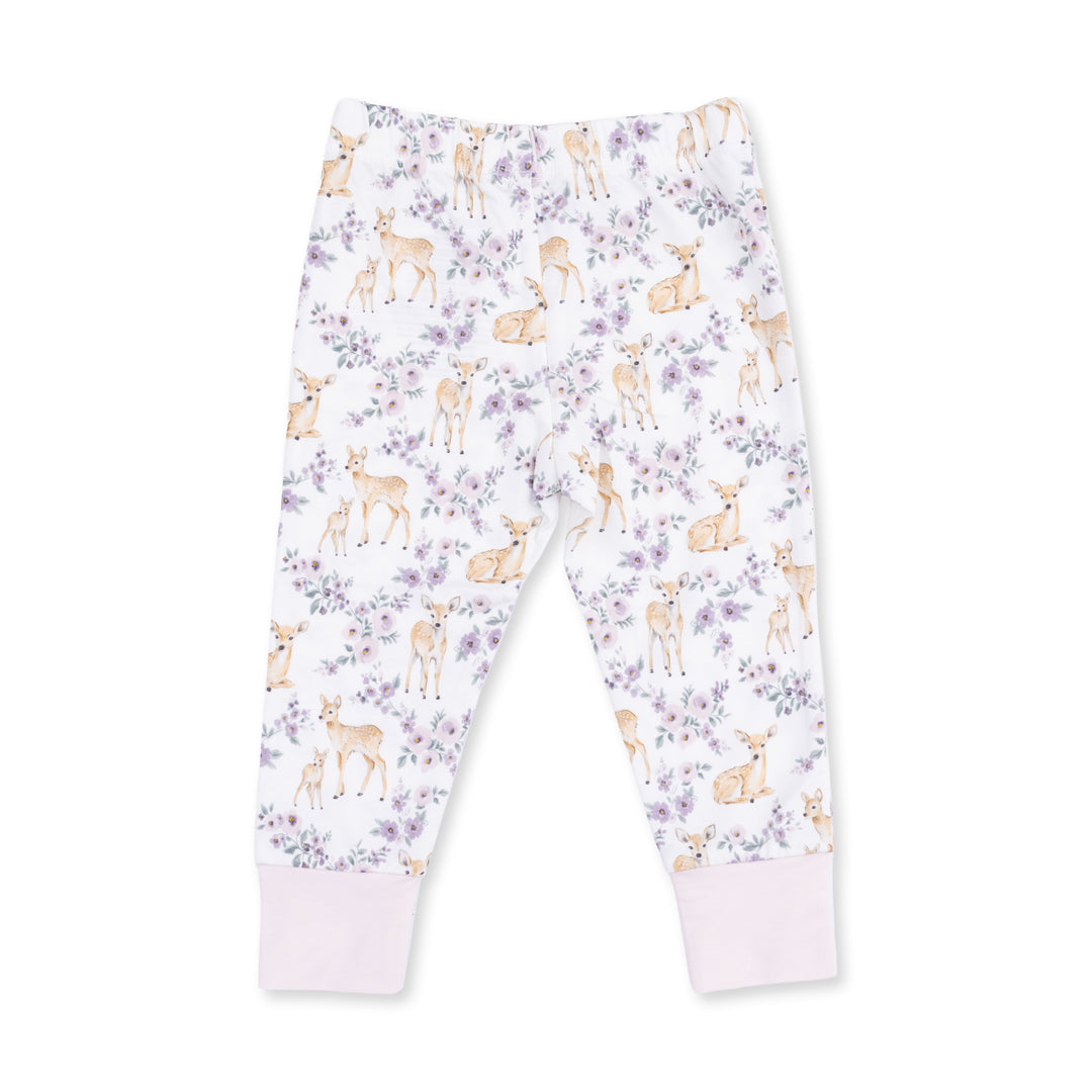 Floral Deer — Long Sleeve Loungewear Set
