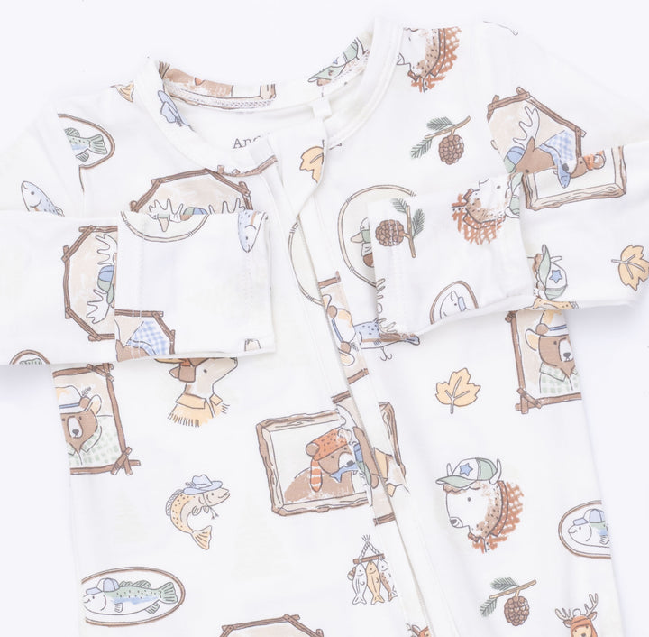 Woodson’s Family Cabin 2‑Way Zipper Footie
