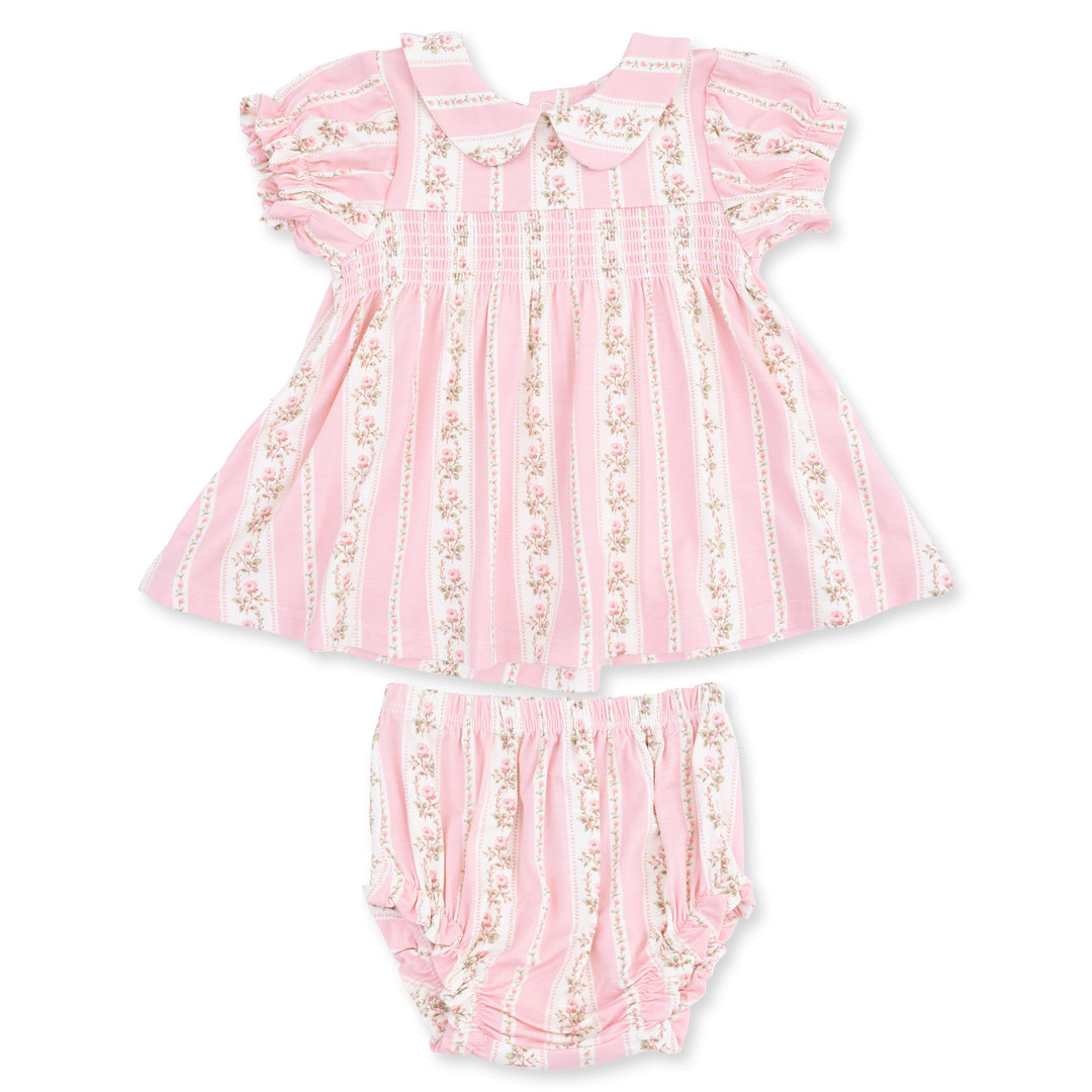 Antoinette Stripe — Smocked Dress Set