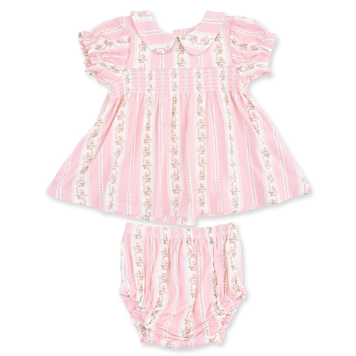 Antoinette Stripe — Smocked Dress Set